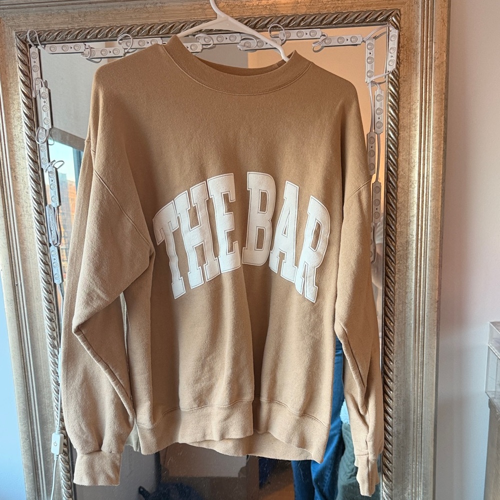 The Bar Tan Sweatshirt